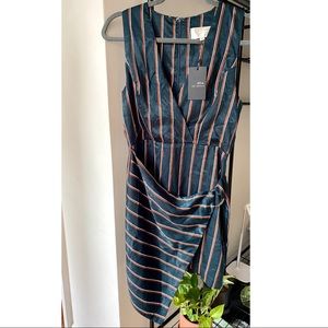 🛑SOLD🛑 JOA emerald green sateen dress